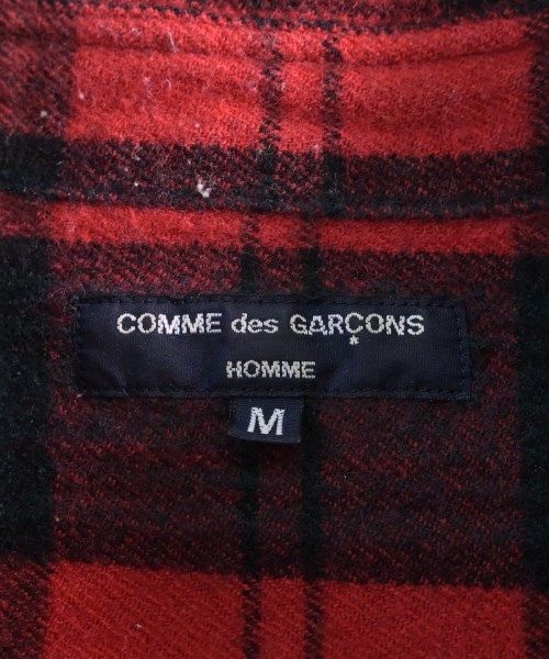 COMME des GARCONS HOMME カジュアルシャツ M 赤 【古着】-
