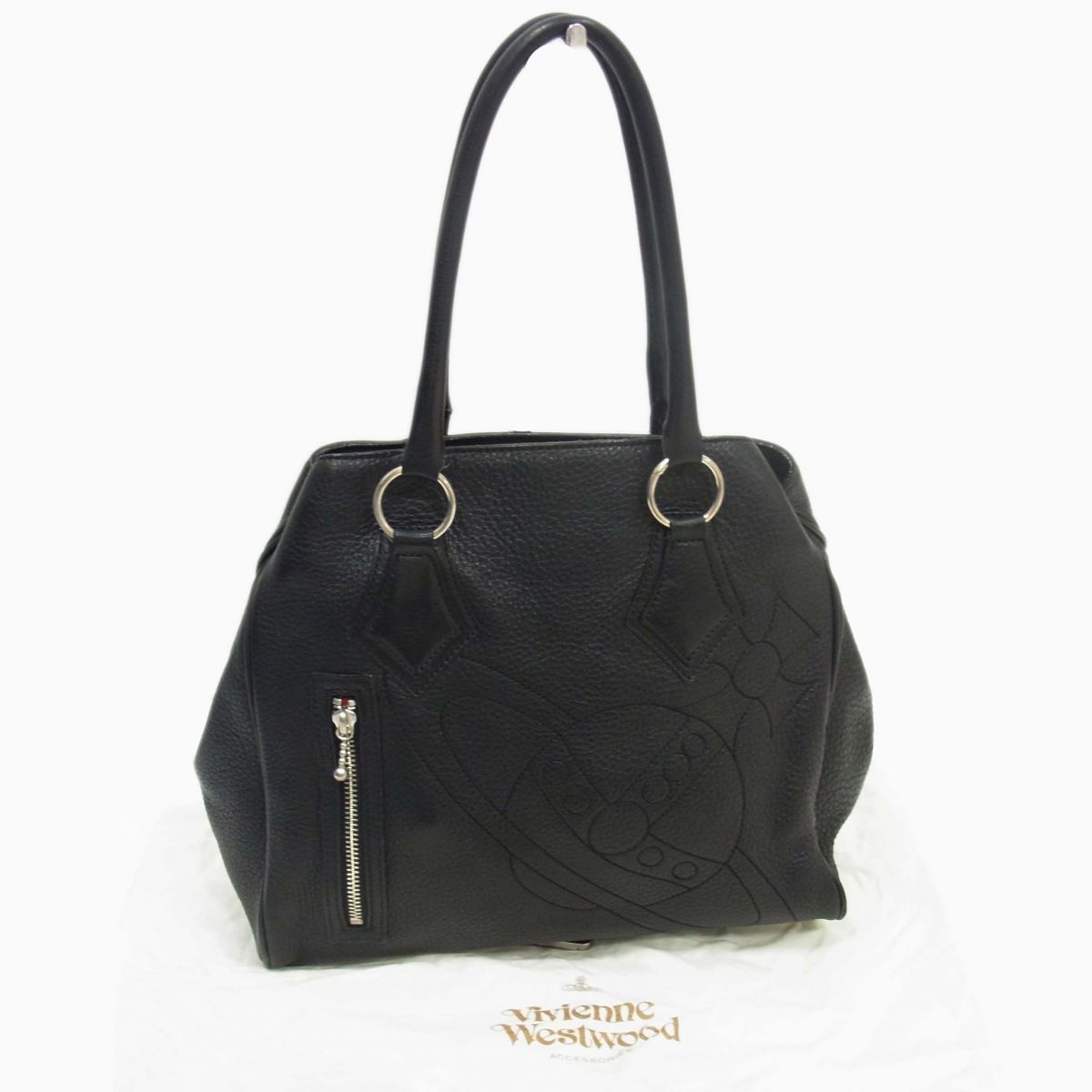 ◇Vivienne Westwood レザーショルダーバッグ 牛革 肩がけバッグ