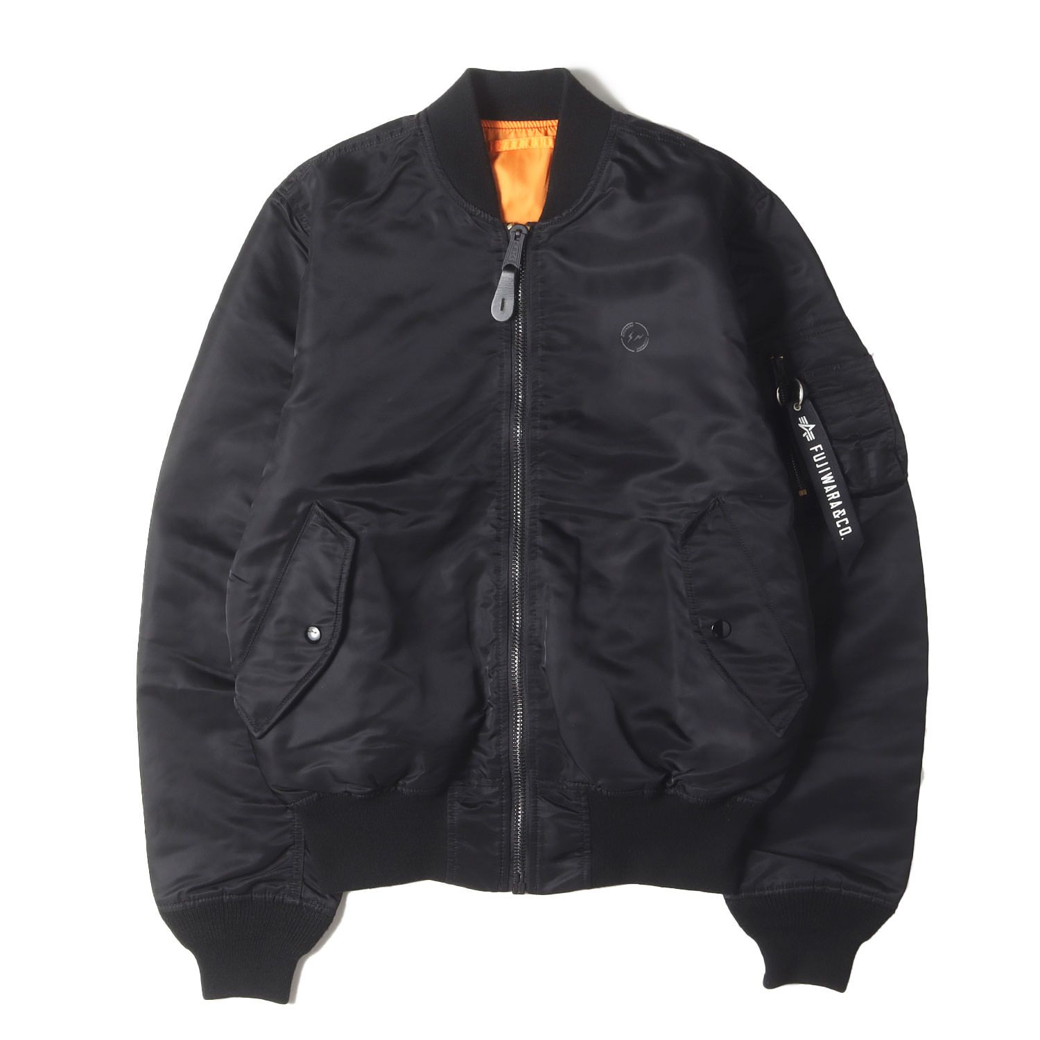KIYONAGA＆CO × fragment ALPHA MA-1 ブラック KIYONAGA&CO.とnonnativeがカスタムしたALPHA INDUSTRIESのMA-1