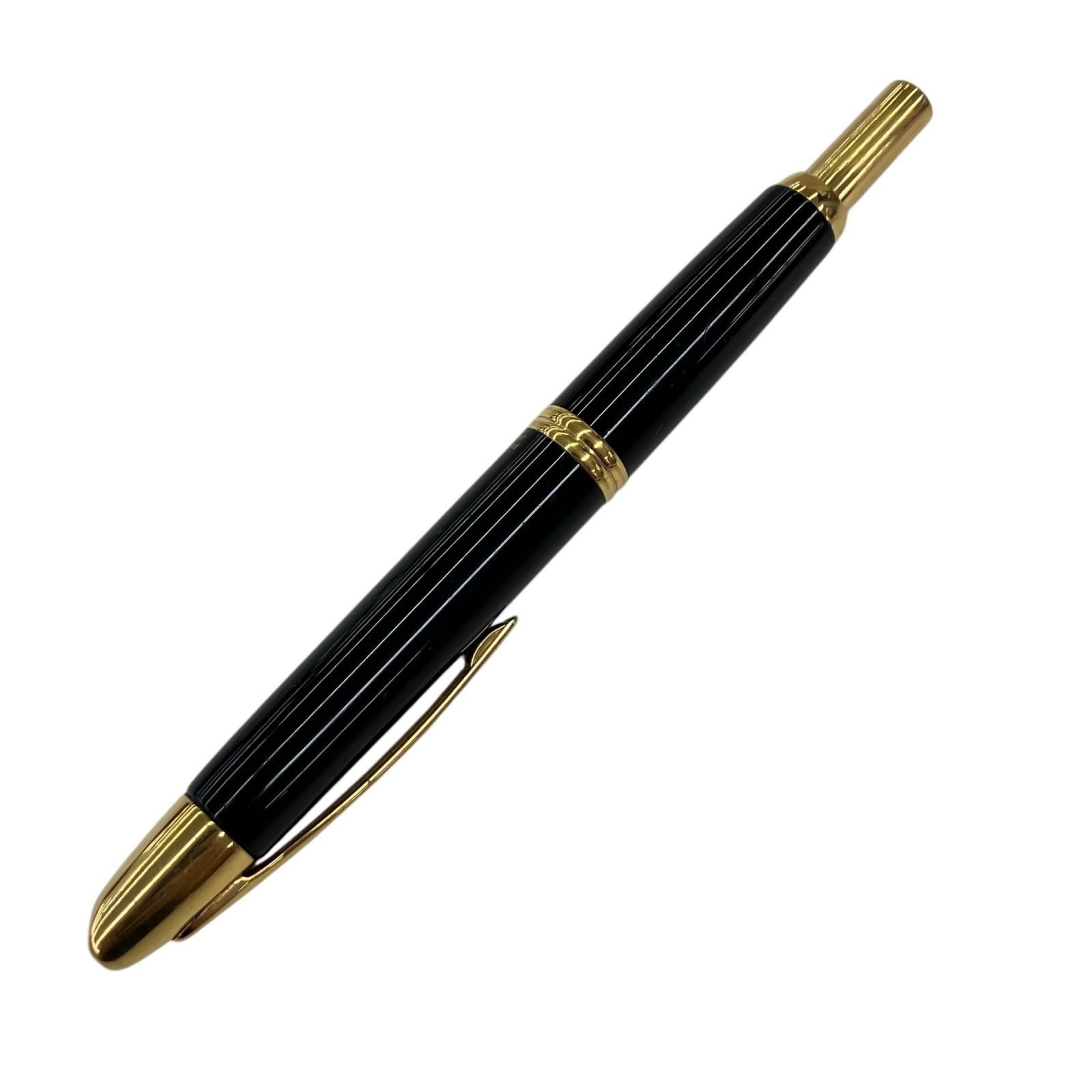 683000 PILOT パイロット キャップレス ノック式 万年筆 18Kペン先750 ブラック