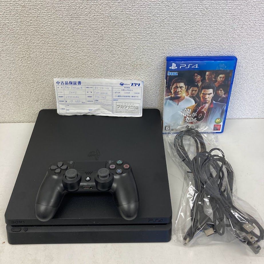 PS4 本体 コントローラー cuh-2200a 龍が如く6 セット - メルカリ