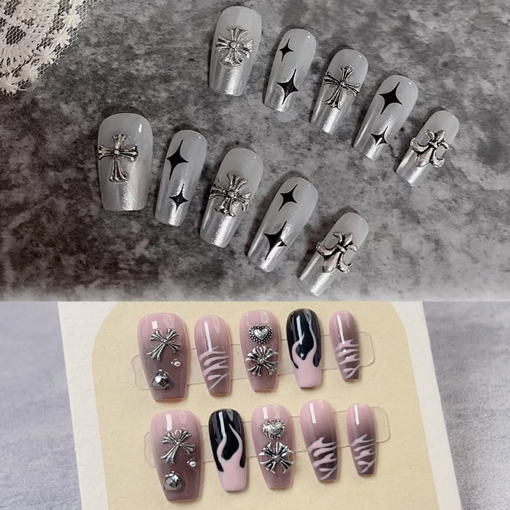 Amazon | ネイルパーツ金属パーツレトロスタイル金属パーツパンク