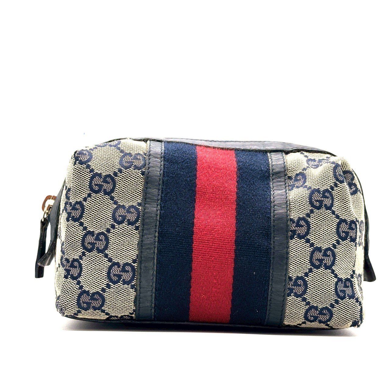GUCCI オールドグッチ GG柄 シェリーライン ポーチ コスメ 小物入れ