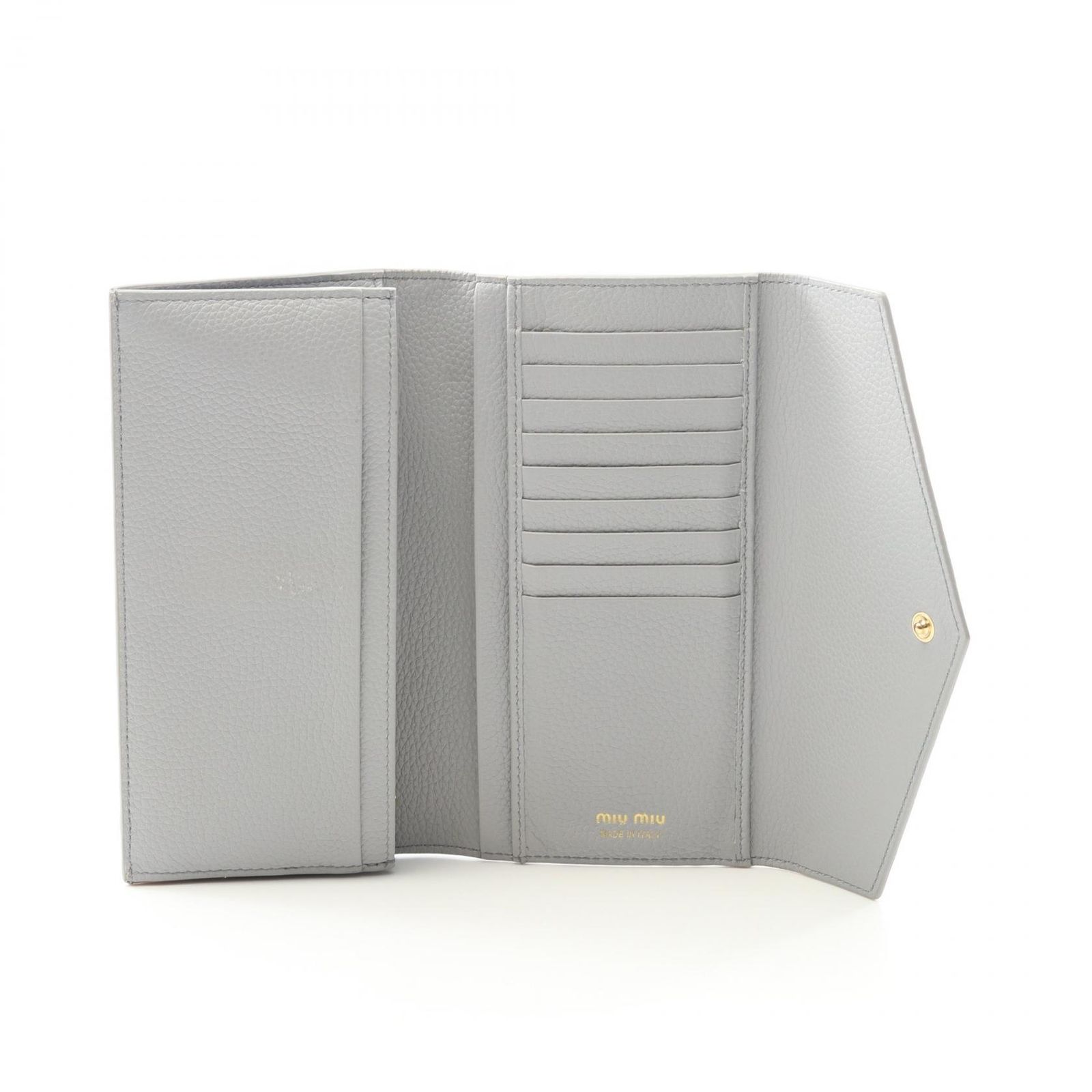 ミュウ ミュウ Miu Miu 三つ折り長財布 ヴィッテロダイノ 5MH024  