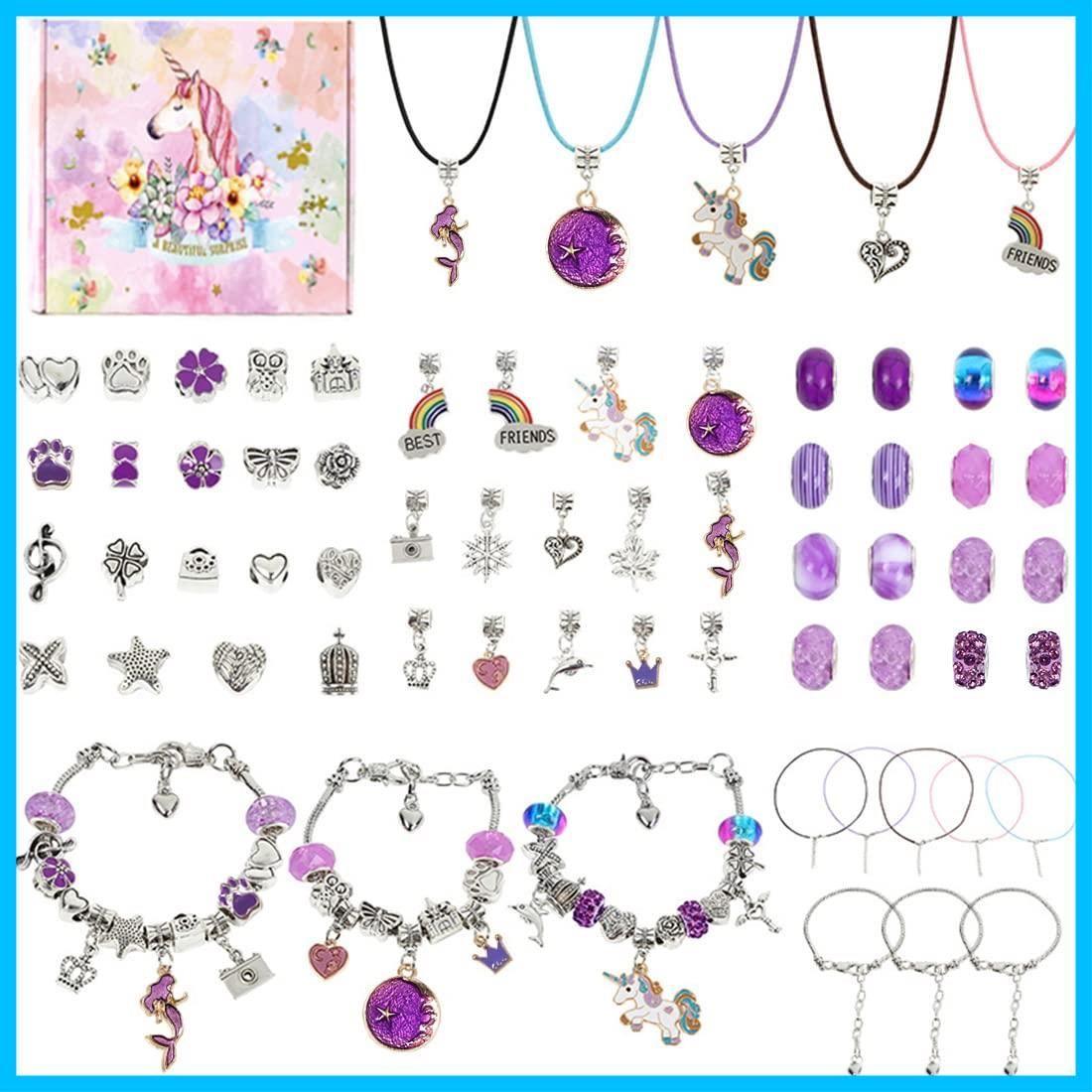 数量限定】ビーズ アクセサリーキット ブレスレット ネックレス 女の子