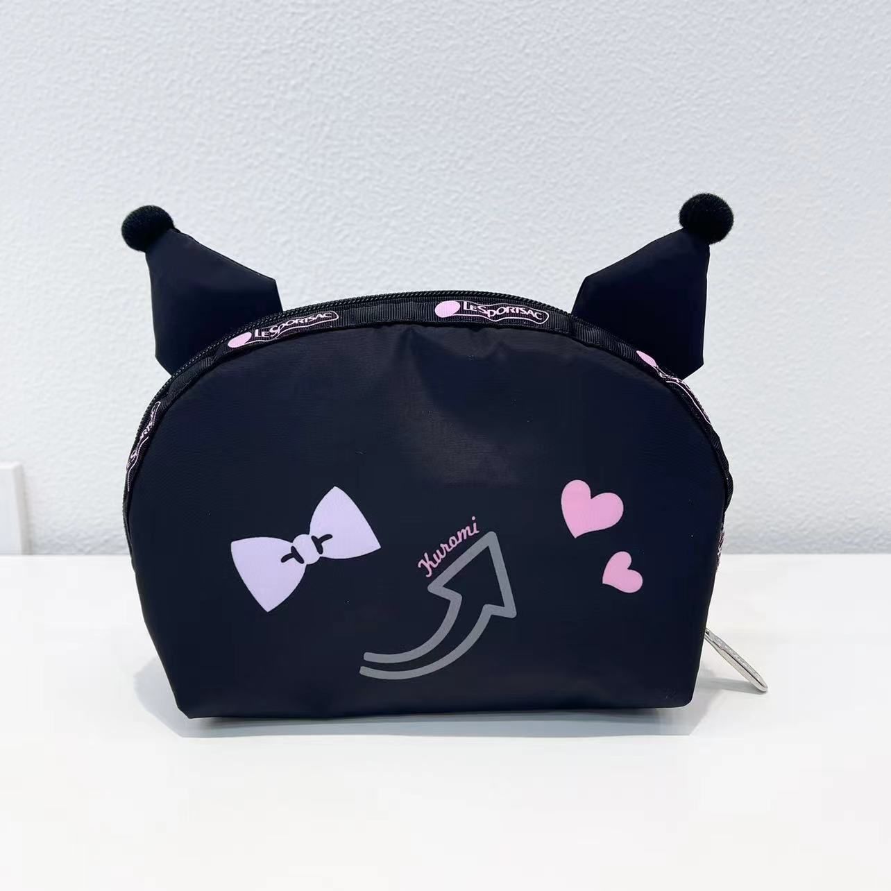 ファスナー付ポケット×1持ち手レスポートサック クロミ KUROMI トート