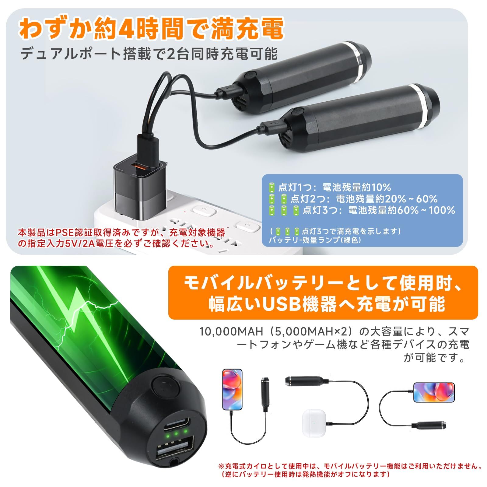 16時間連続発熱 分離式設計