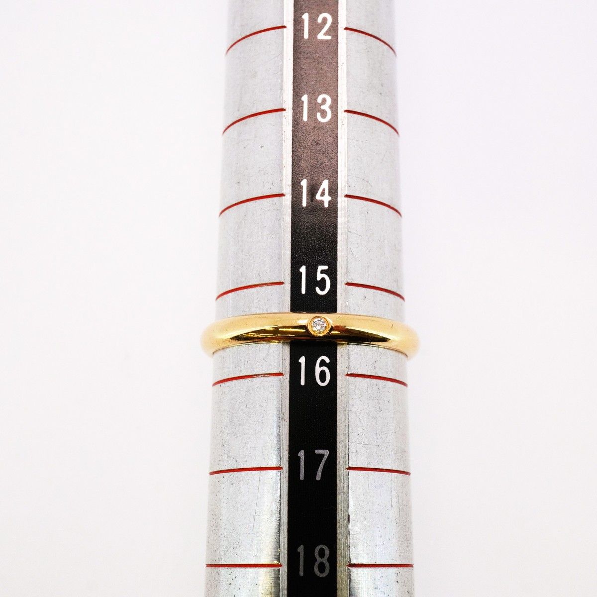 5jeb0141】カルティエ リング クラシックウェンディング 1PD K18YG  