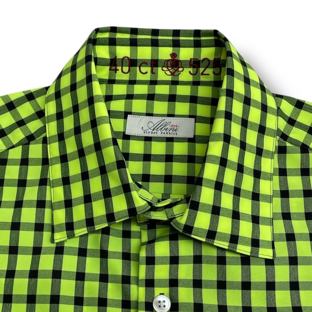 40ct525 takeokikuchi タケオキクチ 限定 ボタン柄 シャツ 40ct525 takeokikuchi タケオキクチ 限定 ボタン柄 シャツ