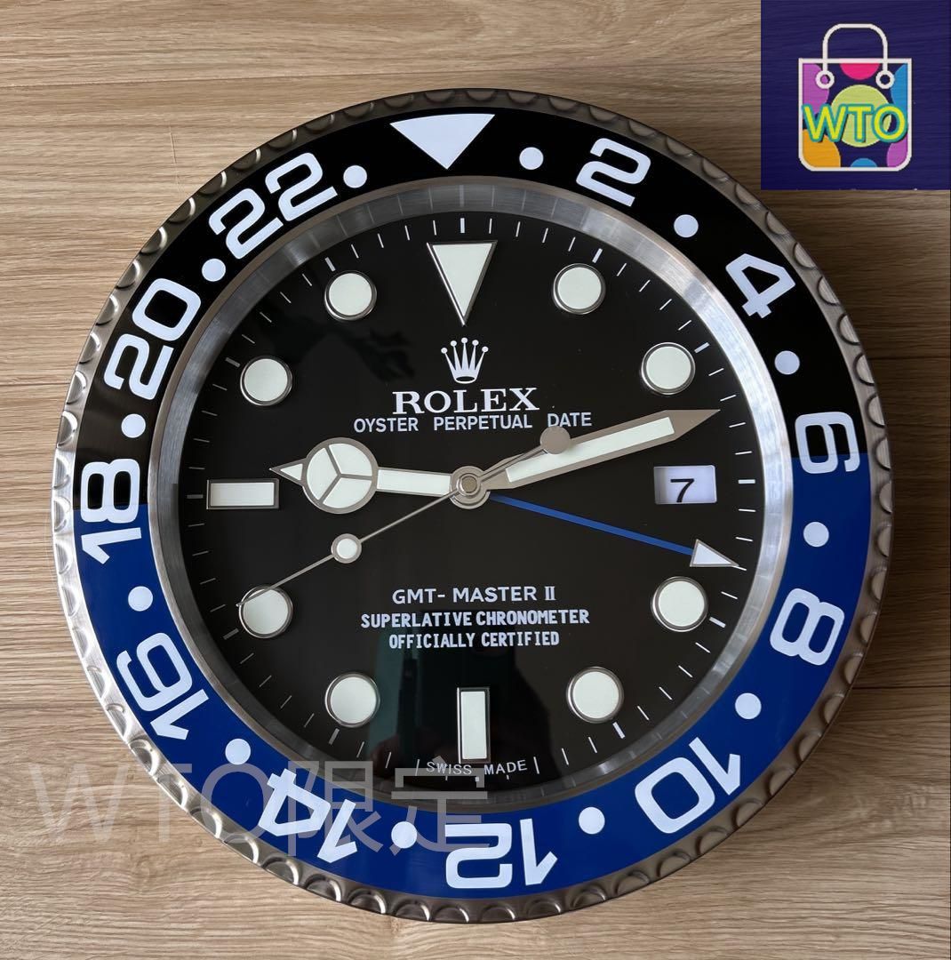 海外販促品 新品 ROLEXロレックス 掛け時計 GMTマスター-WTO輸入