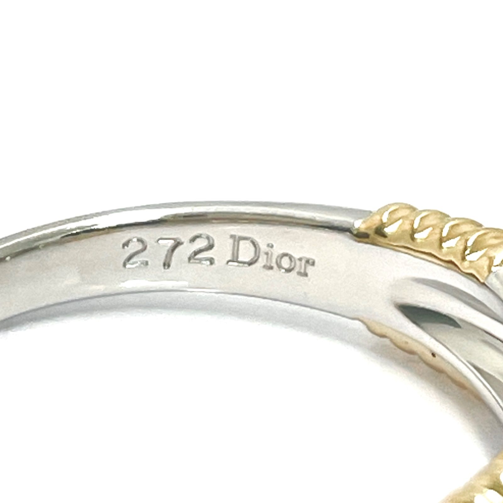 Dior / ディオール ダイヤリング Pt950/750YG 12号 - メルカリ