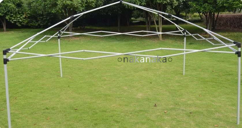 3メートル×3メートルの太めで厚手の屋外日よけ雨よけ折りたたみテント 露店や夜市 車用 イベントや宴会用の四脚テント OLIVEOS_COM_TR