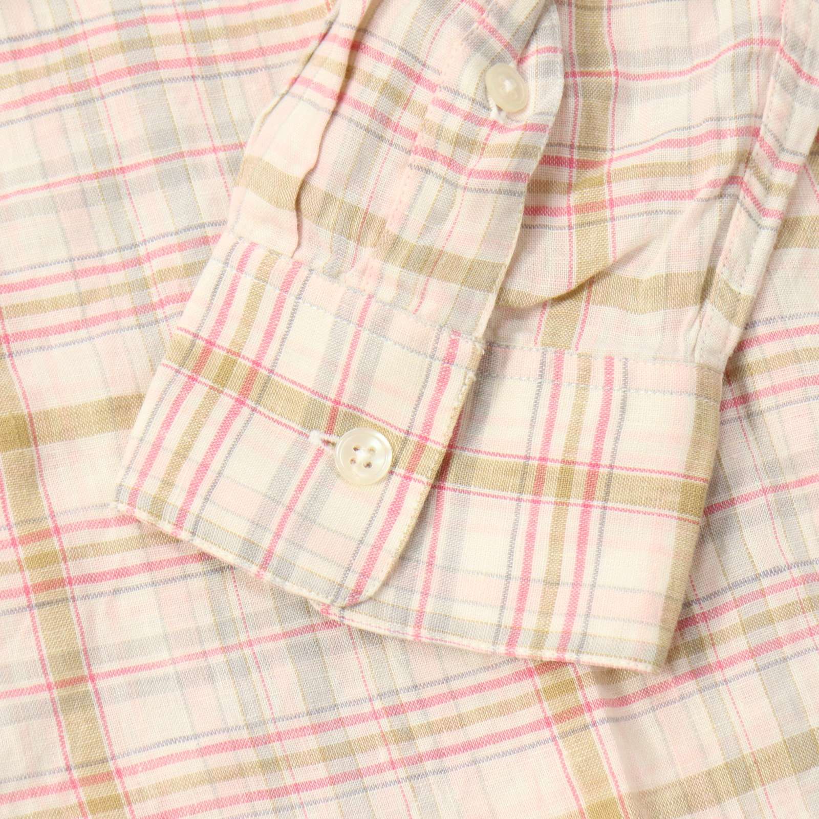 希少 日本製 良品 パパス Papas リネン 麻100% セットアップ スーツ