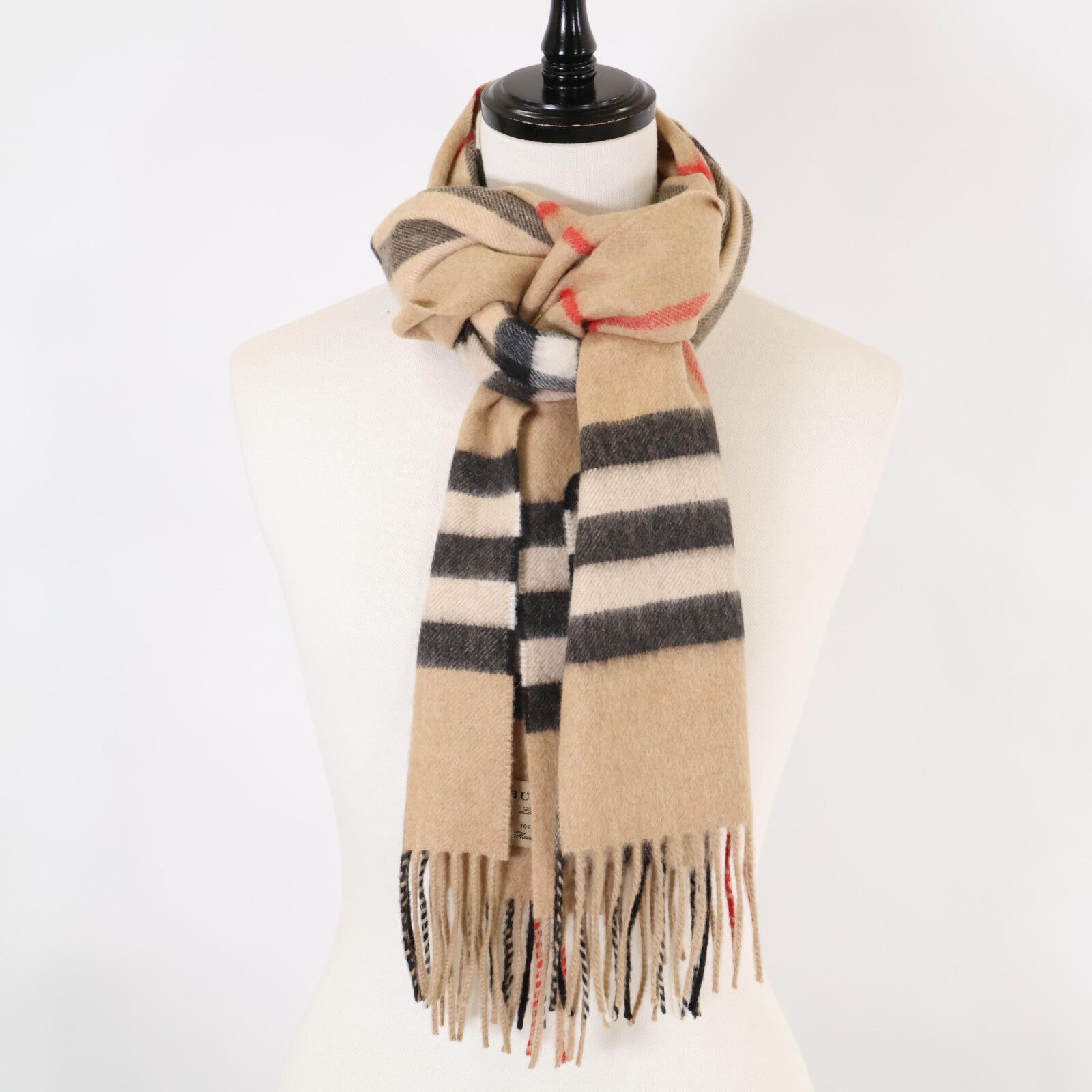 美品 45R インドガーゼリネンのスカート ギンガムチェック ブルー