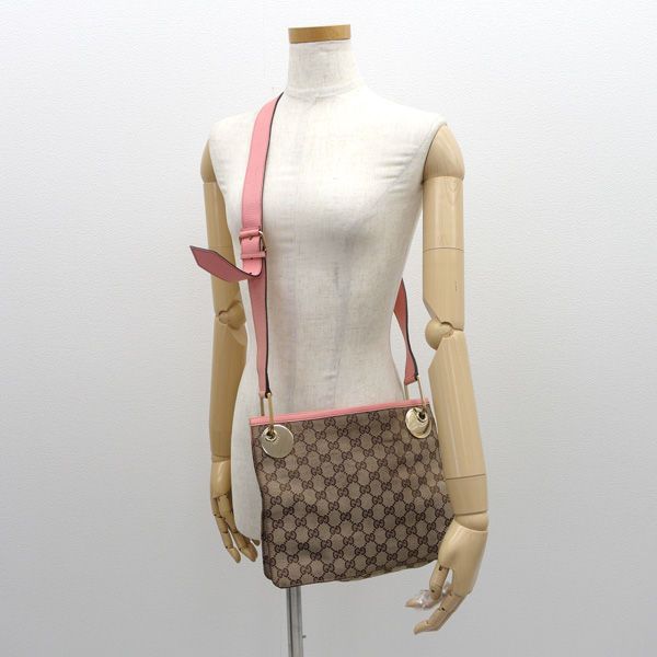GUCCI / グッチ □GGキャンバス クロスボディ ショルダーバッグ  