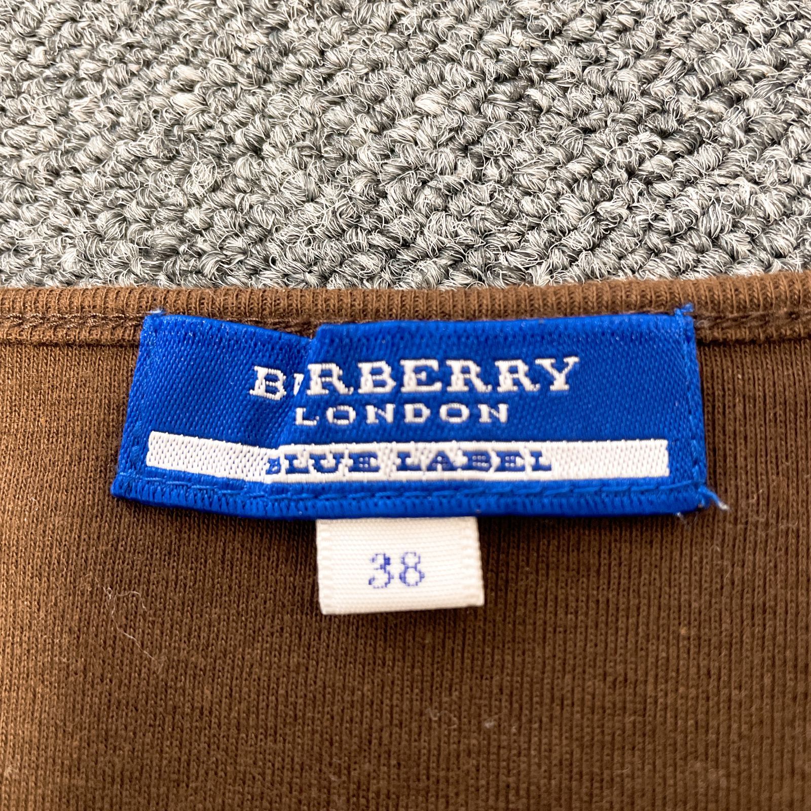 BURBERRY BLUE LABEL バーバリーブルーレーベル キャミソール ロゴ刺繍 