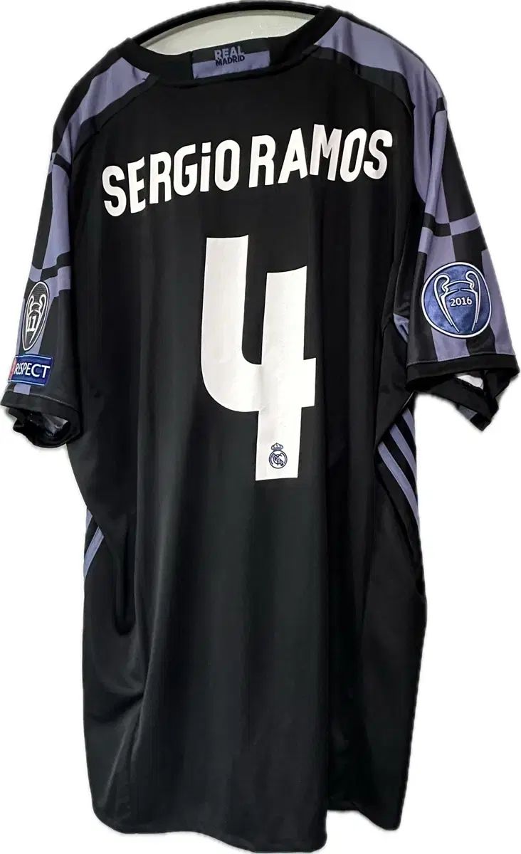 16 ー 17 レアル マドリード サード No 4 Sergio Ramos Garci