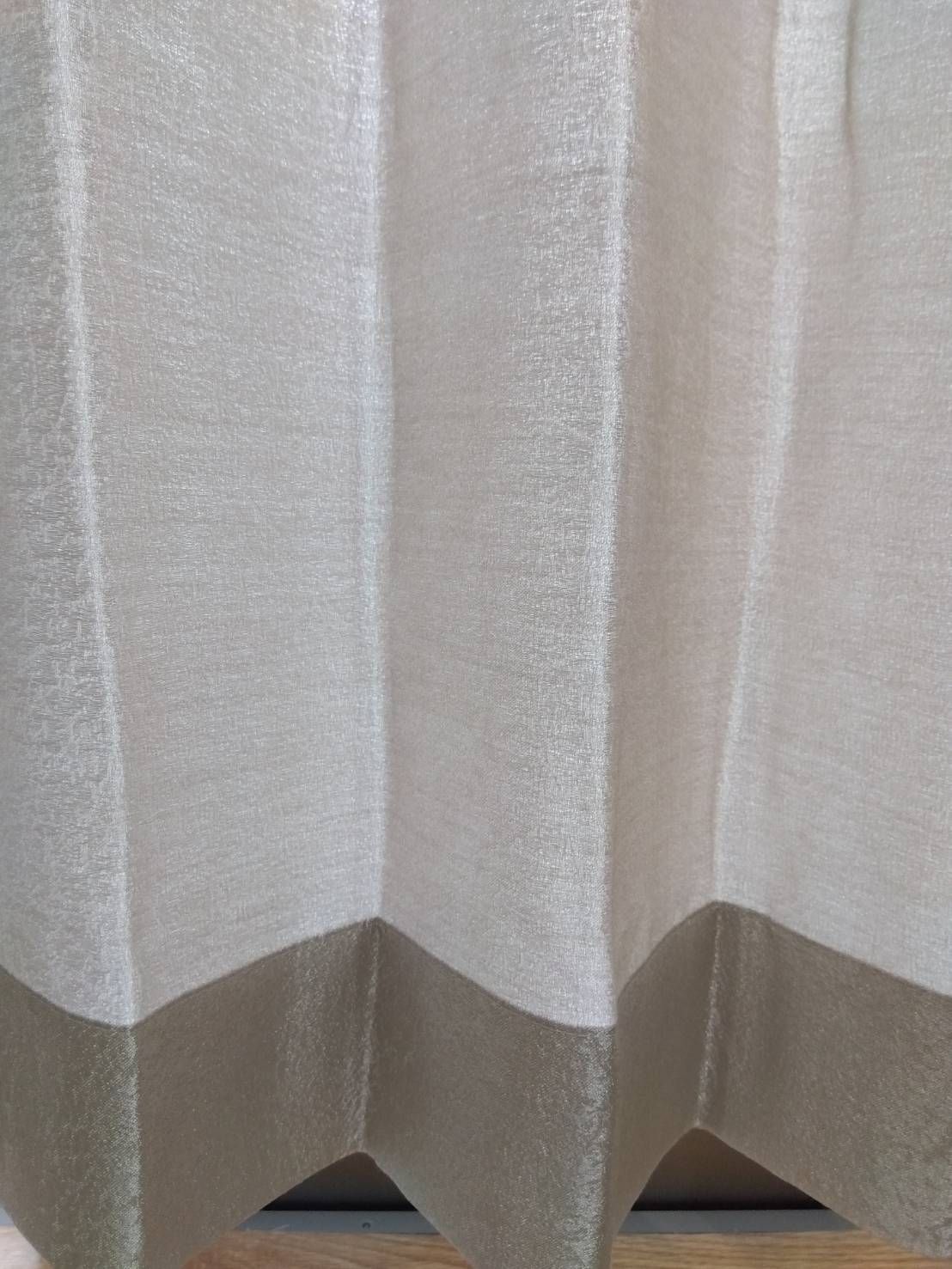 MANAS マナ・トレーディング グレー 幾何学模様 ドレープカーテン