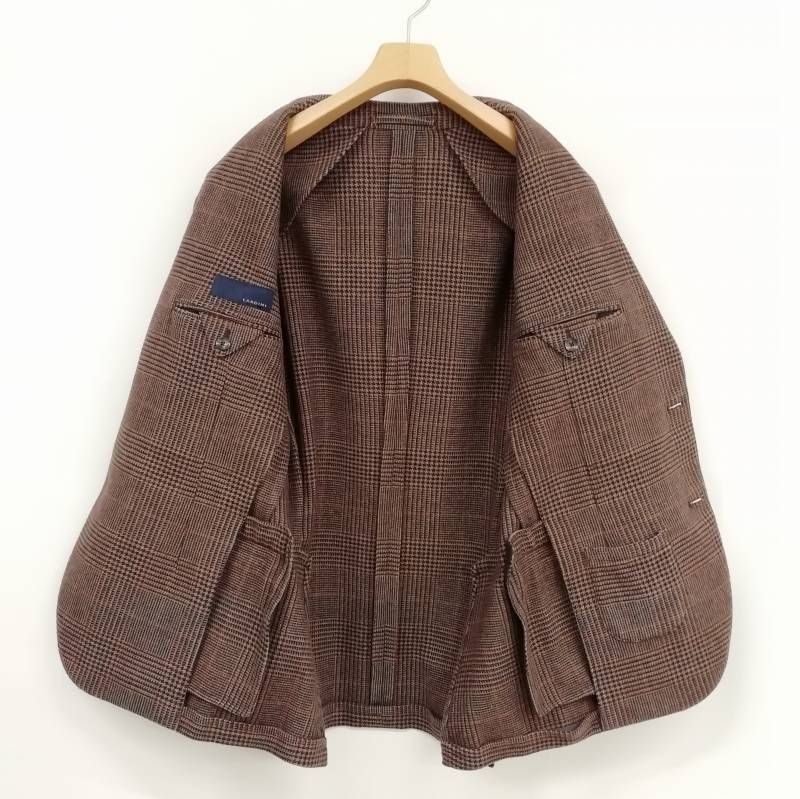 LARDINI ラルディーニ ツイードジャケット 46 楽天市場】LARDINI / ラルディーニ｜製品染めウールリネンシルク