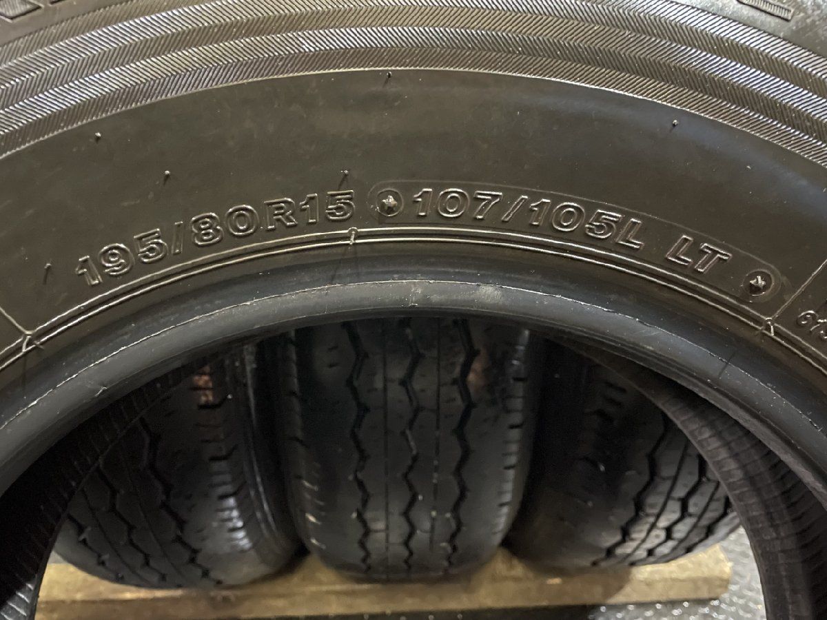 BS ECOPIA RD613 195/80R15 107/105N LT 15インチ 夏タイヤ 4本 2020年製 バリ溝 ハイエース キャラバン等  (TD914) - メルカリ