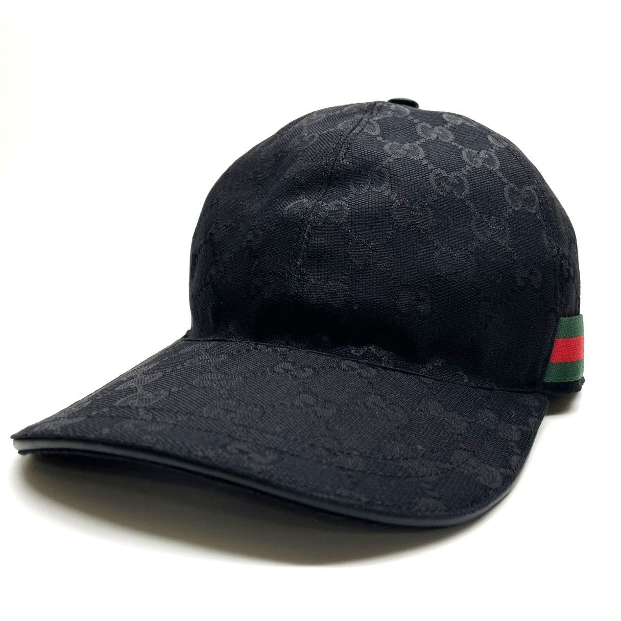 K1053 GUCCI グッチ |GGキャンバス|ベースボールキャップ|シェリーライン|M 58 サイズ