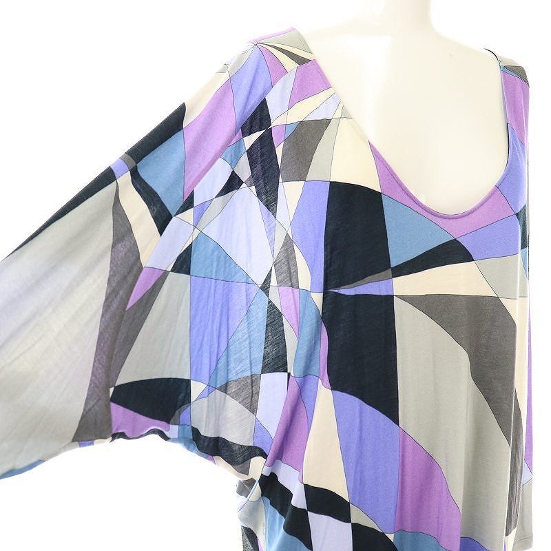 EMILIO PUCCI エミリオプッチ 幾何学模様　長袖シャツ　プッチ柄　34 EMILIO PUCCI エミリオプッチ Tシャツ 長袖 - メルカリ