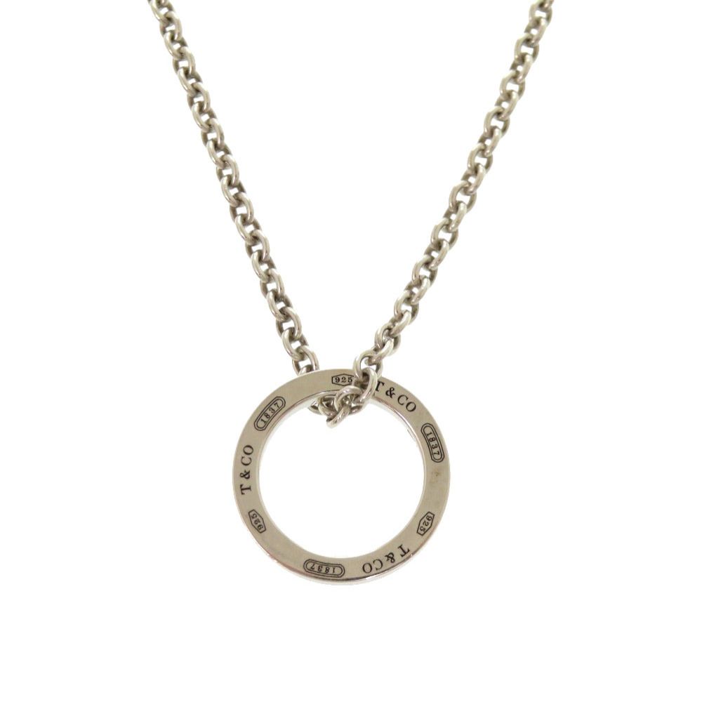 美品 ティファニー サークル ペンダント シルバー925 ネックレス