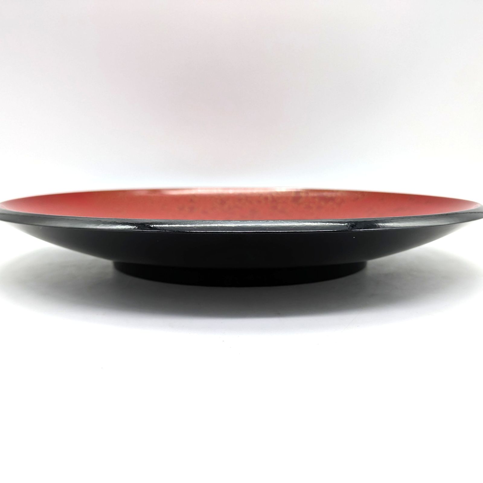 津軽塗（唐塗）バカ塗り・大皿・漆器・伝統工芸・No.241011-22