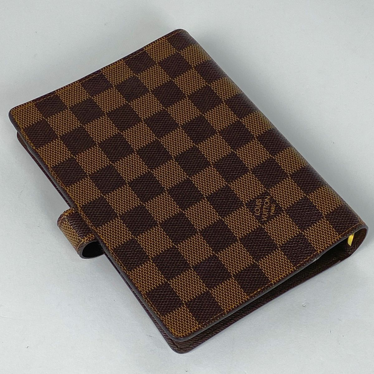 ルイ ヴィトン Louis Vuitton アジェンダ MM 手帳カバー システム手帳 ビジネス 手帳 ブックカバー ダミエ ブラウン R20250 レディース