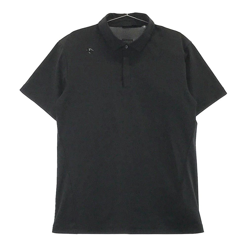サイズ：O DESCENTE GOLF デサントゴルフ 2023年モデル 半袖ポロシャツ  ブラック系 [240101293166]# ゴルフウェア メンズ ストスト