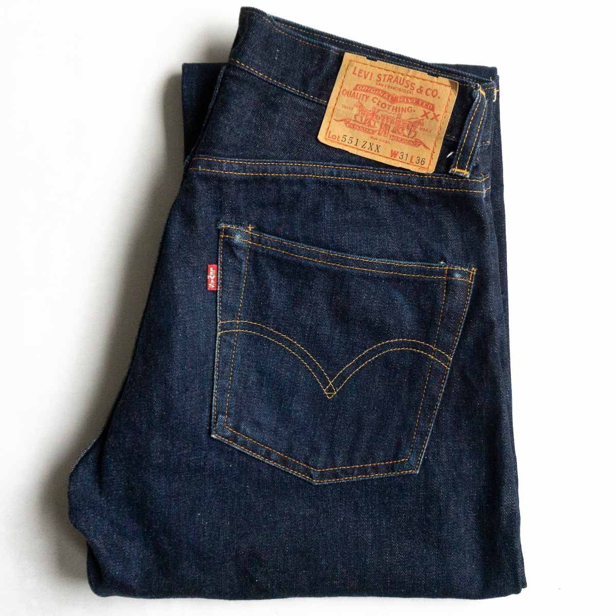 バレンシア製】 LEVI'S 【551ZXX BIG E デニムパンツ 】31×36