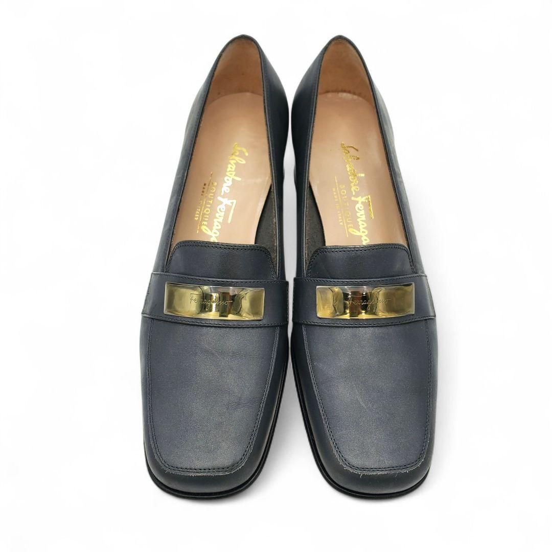 【新品】Salvatore Ferragamo レザー ローファー パンプス Salvatore Ferragamo サルヴァトーレフェラガモ ローファー パンプス