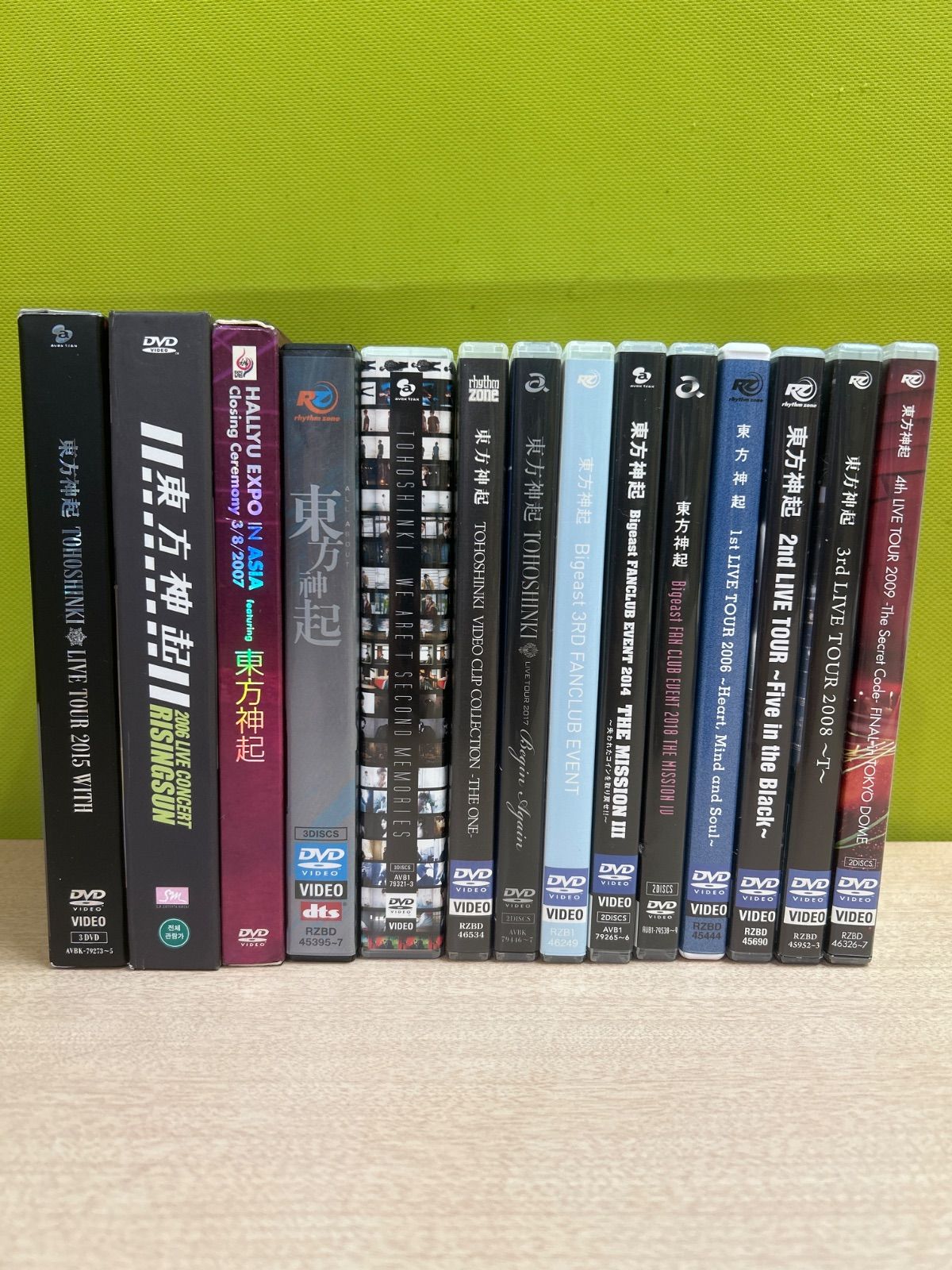 中古】東方神起 ミュージックDVD 14本セット🎵まとめ売り／バラ