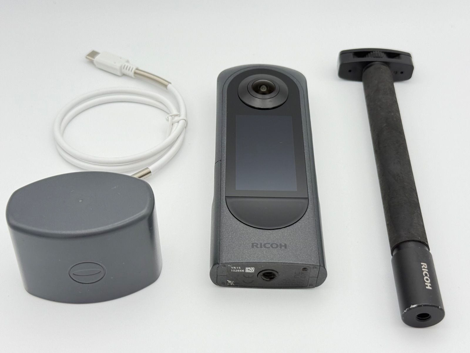 中古】RICOH RICOH THETA X メタリックグレー RICOH THETA X GR【大阪