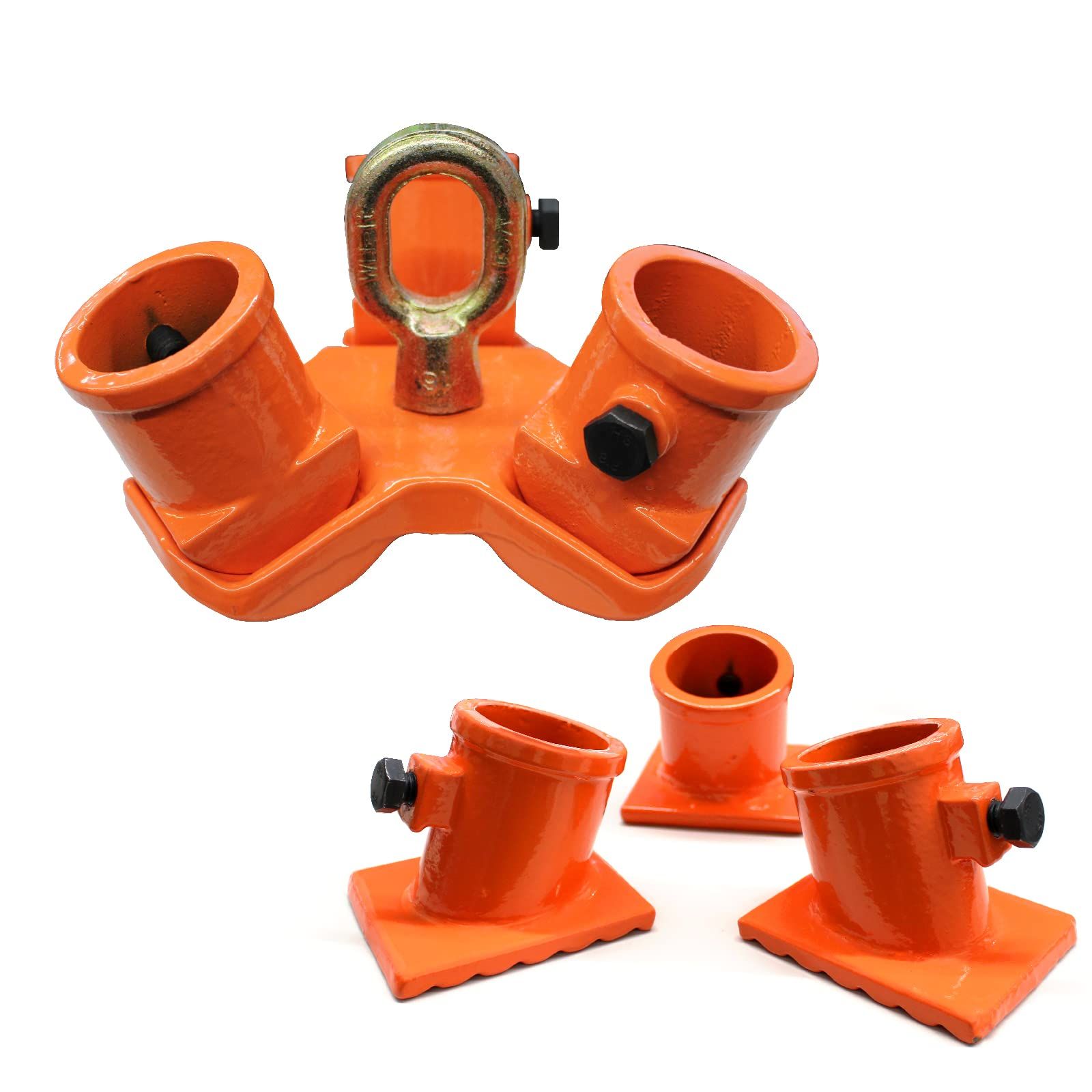 数量 1t ハンガー ブロック 1000kg 高さ調節 吊り下げ 吊り上げ チェーンブロック用 本体＋ベース3個付属 レバーホイスト 48.6mm 適用支柱 定格荷重 三脚ヘッド 三脚ハンガー ブロックハンガー ベストアンサー