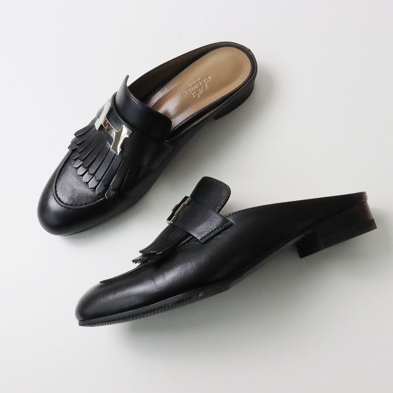 HERMES エルメス リヴォリ ローファー ミュール Hロゴ36