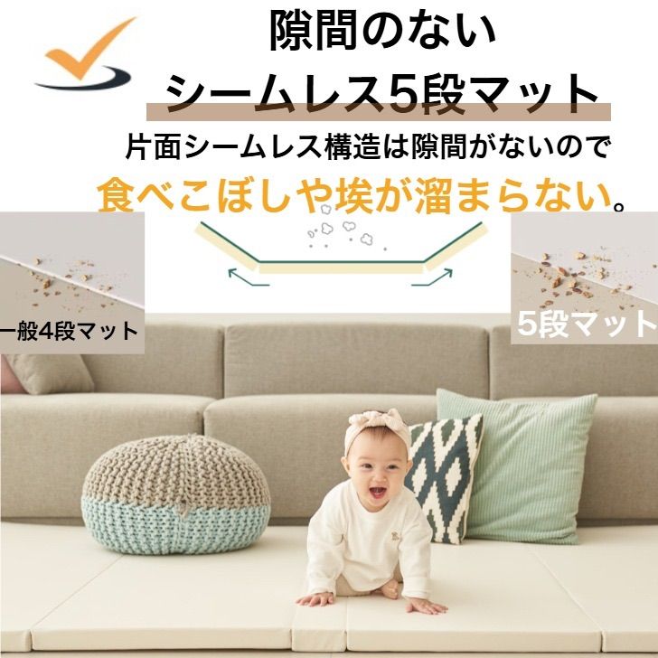 魅惑を秘めた プレイマット おしゃれ 防水 床暖房対応 ラグマット 120×160 2枚セット フロアーマット ベビーマット 騒音対策 子供部屋 保育園 ベビーマット クッションマット 防音 大判 北欧 プレゼント お昼寝マット cocozari 【現品限り一斉値下げ！】