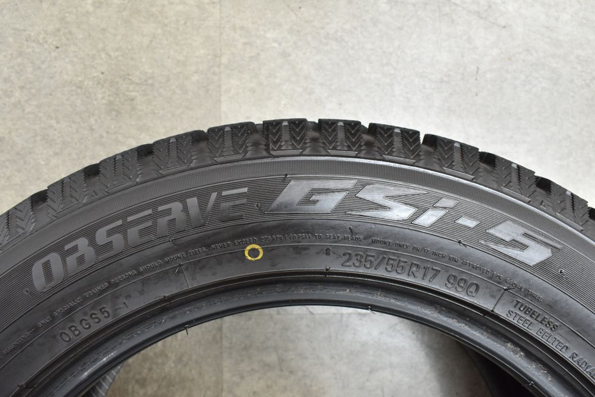 バリ溝】トーヨー オブザーブ GSi-5 235/55R17 4本セット スタッドレス 