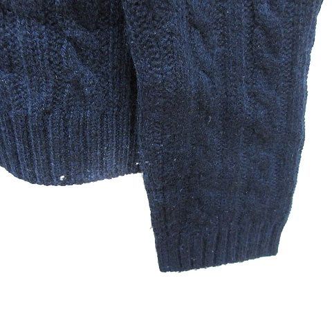 美品✨カシミヤ混 マカフィー トゥモローランド ニット セーター 柔らか 青 S 美品✨カシミヤ混 マカフィー トゥモローランド ニット セーター