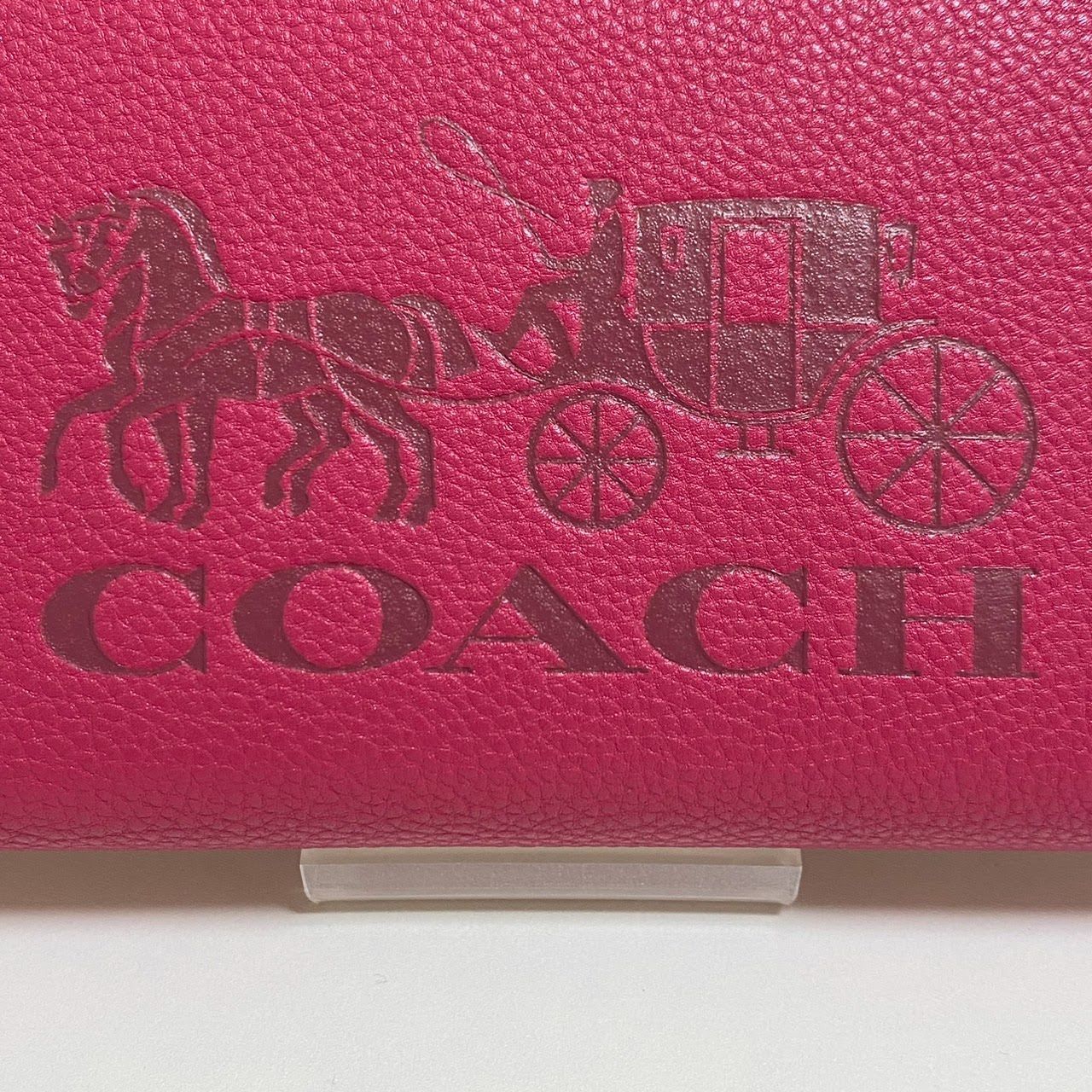 COACH 財布 長財布 ホース アンド キャリッジ C5889 ピンク　新品