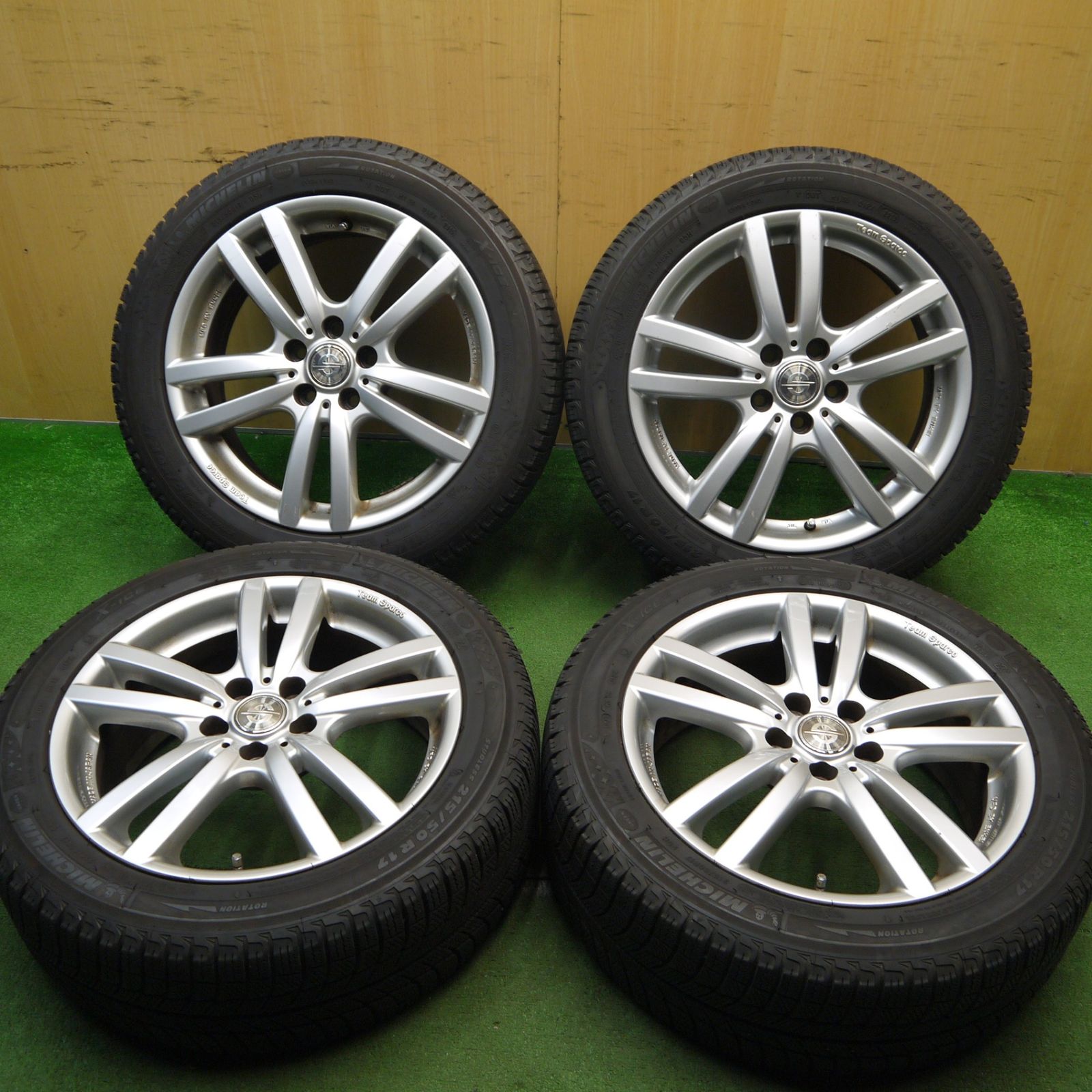 4本価格 ボルボ 等 215|50R17 スタッドレス ミシュラン X-ICE XI3 Team Sparco チームスパルコ 17インチ PCD108|5H 5050906Hス