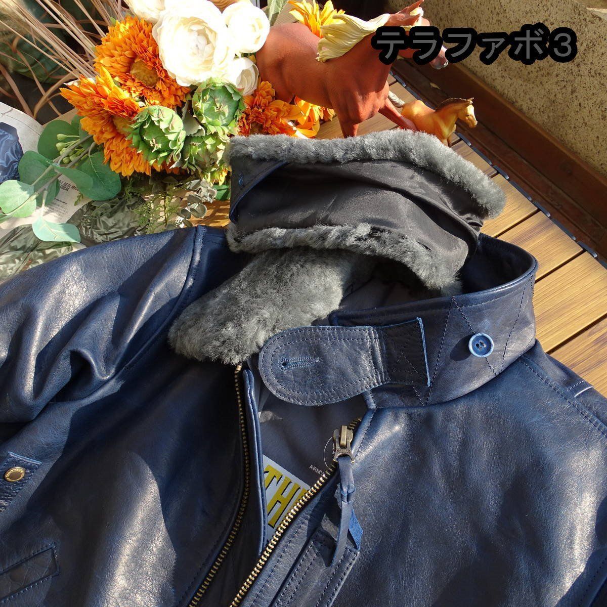 希少/ビッグサイズ✨フライトジャケット　B-15 ホースハイド　馬革　46 楽天市場】【BILTBUCK by ATTRACTIONS/ビルトバックバイ