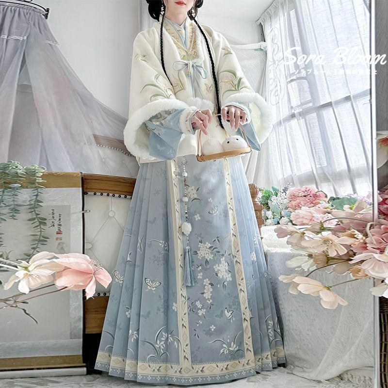 新品未使用 秋冬『錦棠』漢服 舞台 学園祭 パーティー 卒業 古風