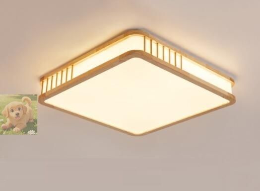 大人気シーリングライトおしゃれ天然木LED 調光調色リモコン操作リビング 照明和室天井照明6畳-10畳 四角形 引掛け対応 工事不要 40-60cm
