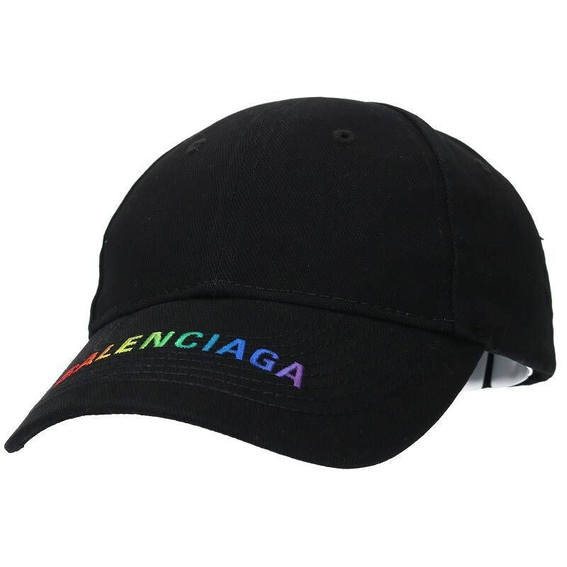 BALENCIAGA バレンシアガ レインボーロゴ キャップ 楽天市場】【中古】 BALENCIAGA バレンシアガ レインボーロゴ