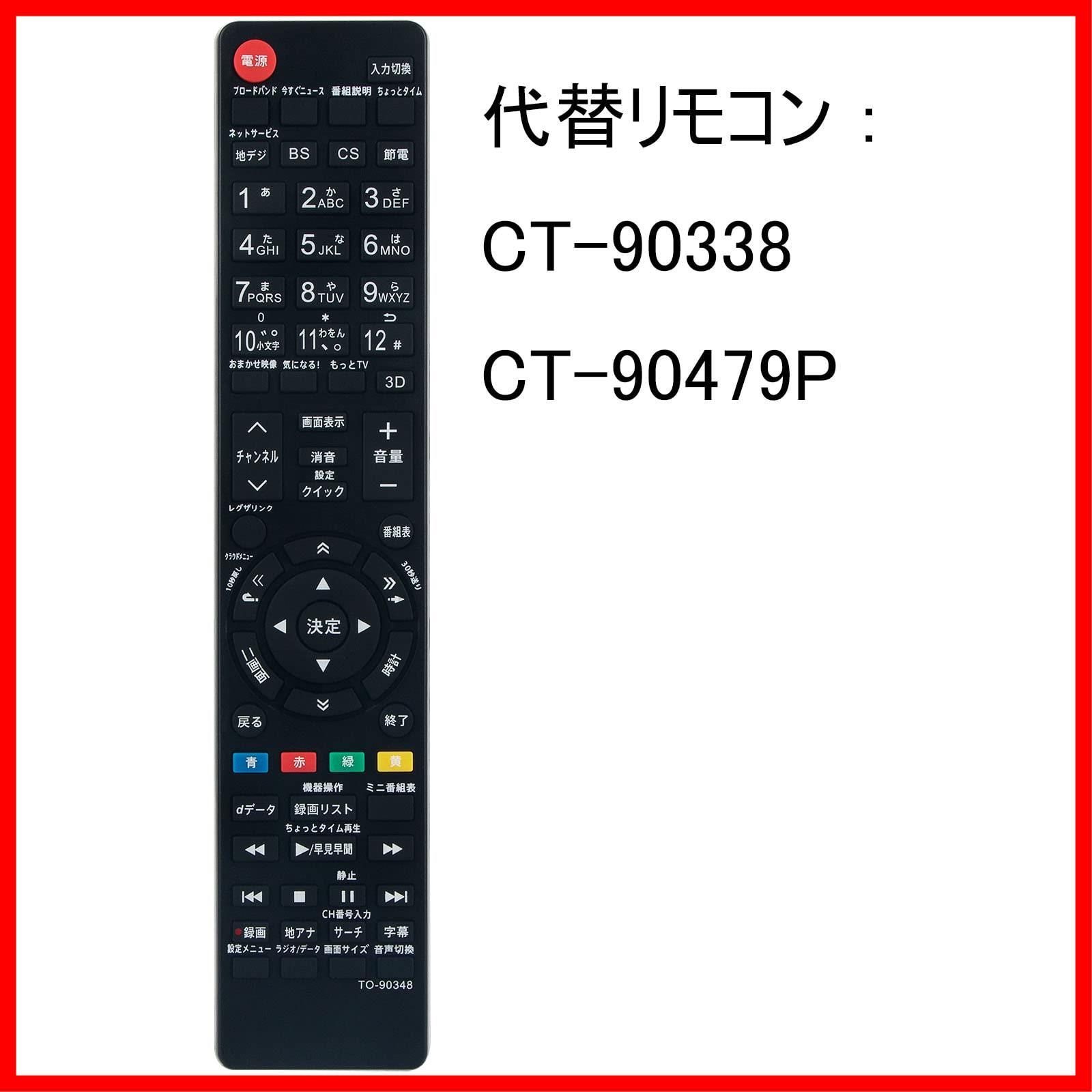 迅速発送】PerFascin 代替リモコン FITS FOR CT-90338 CT-90479P