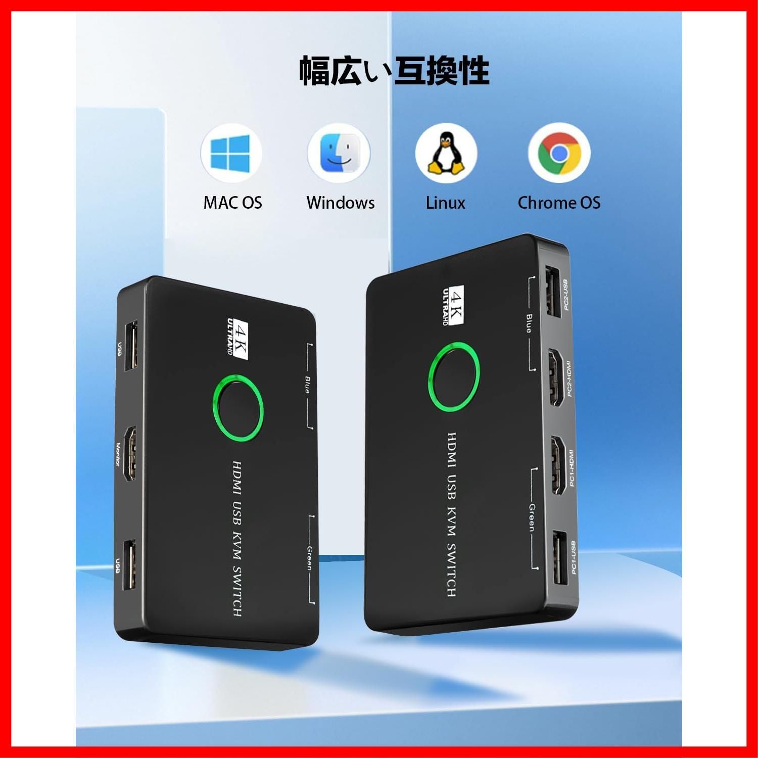 2入力1出力 4K