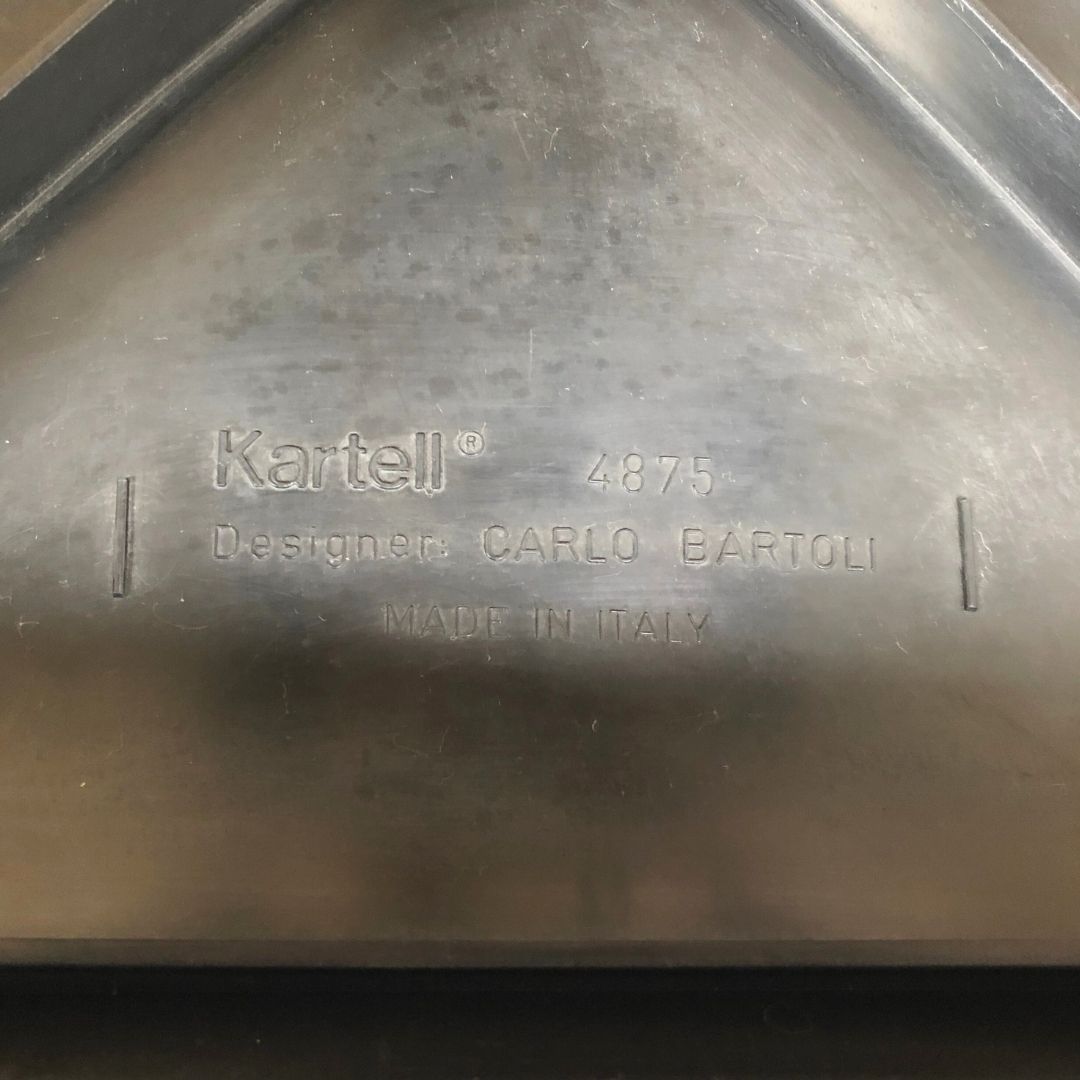 カルテル バルトリチェア ブラック Kartell Bartoli Chair ※傷 カルテル バルトリチェア ブラック Kartell Bartoli Chair ※傷