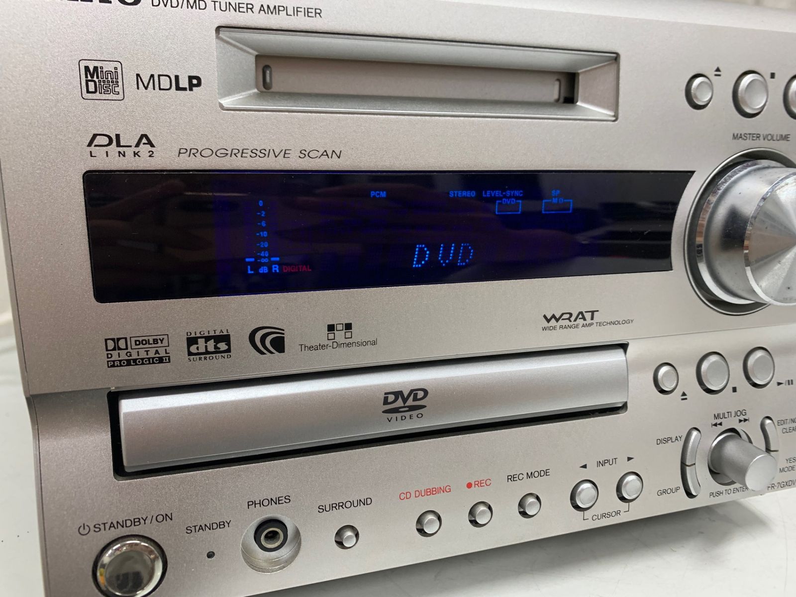【動作品】ONKYO オンキョー FR-7GXDV DVD MD FR-S7GXDV｜ONKYO オンキヨー(オンキョー) FR-S7GXDV DVD/MD