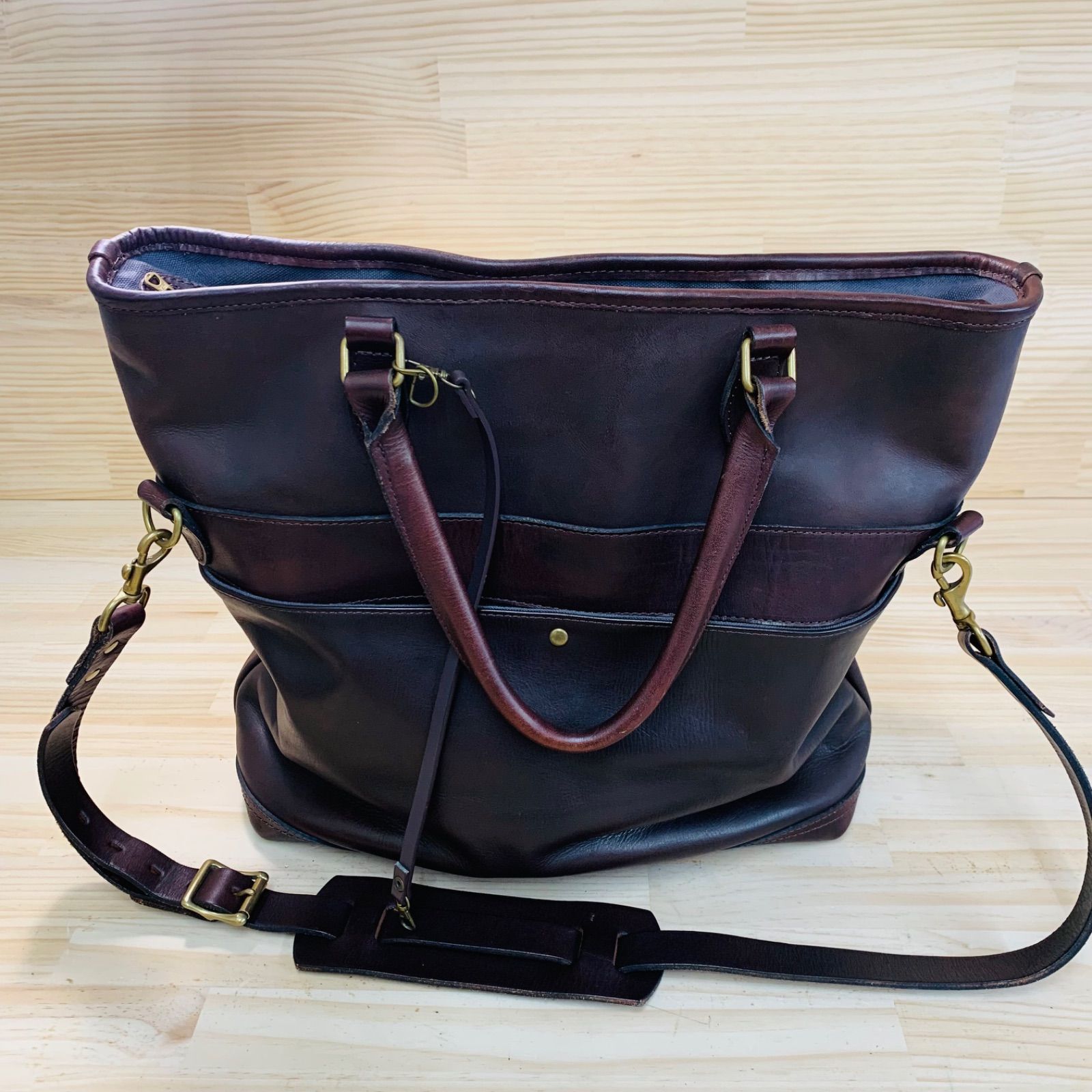VASCO バッグ ZZ47798 VASCO LEATHER NELSON 2WAY BAG レザー バッグ - メルカリ